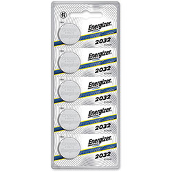 Energizer Industrial 2032 Lithium Batteries - CR2032 - 254 mAh - 3 V - 5 / Pack