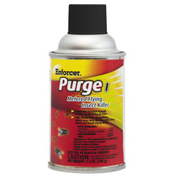 Enforcer Purge I Metered Flying Insect Killer, 7.3 oz Aerosol, Unscented, 12/Carton