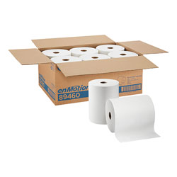 enMotion 10 in Paper Towel Roll, White, 89460, 800 Feet Per Roll, 6 Rolls Per Case