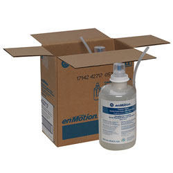 enMotion Counter Mount Soap Dispenser Refills, Dye and Fragrance Free, 1,800 mL/Bottle, 2 Bottles/Case (42717)