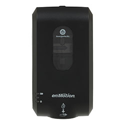 enMotion Gen2 Automated Touchless Hand Soap and Hand Sanitizer Dispenser, Black, 6.54 in W x 4 in D x 11.72 in H
