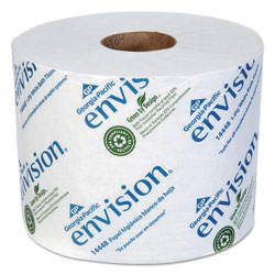Envision® High-Capacity Standard Bath Tissue, 1-Ply, White, 1500/Roll, 48/Carton (GPC144-4801)