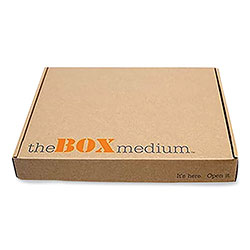 EPE USA Tablet Shipping Box, One-Piece Foldover (OPF), Medium, 11.75 in x 14.25” x 2”, Brown Kraft