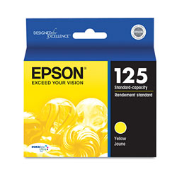 Epson T125420S (125) DURABrite Ultra Ink, Yellow