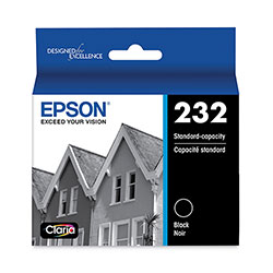 Epson T232120S (T232) Claria Ink, 165 Page-Yield, Black
