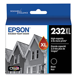 Epson T232XL120S (T232XL) High-Yield Claria Ink, 450 Page-Yield, Black
