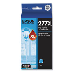 Epson T277XL220S (277XL) Claria High-Yield Ink, 740 Page-Yield, Cyan