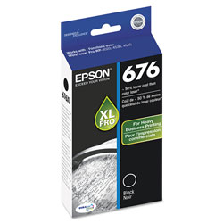 Epson T676XL120S High-Yield Ink, Black