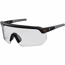 Ergodyne AEGIR Enhanced Anti-Fog Safety Glasses, Matte Black Frame/Clear Lens