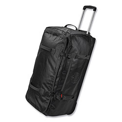 Ergodyne Arsenal 5032 Water-Resistant Wheeled Duffel Bag, 15 x 31.5 x 15, Black