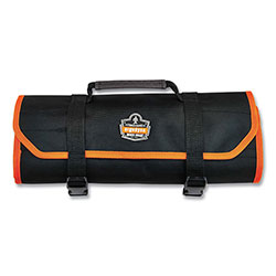 Ergodyne Arsenal 5871 Polyester Tool Roll Up, 21 Compartments, 27 x 14, Polyester, Black