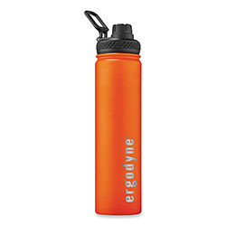 Ergodyne Chill-Its 5152 Insulated Stainless Steel Water Bottle, 25 oz, Orange