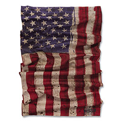 Ergodyne Chill-Its 6485 Multi-Band, Polyester, One Size Fits Most, American Flag