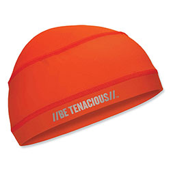 Ergodyne Chill-Its 6632 Performance Knit Cooling Skull Cap, Polyester/Spandex, One Size Fits Most, Orange