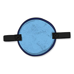 Ergodyne Chill-Its 6715CT Hard Hat Cooling Pad - PVA, 7 x 6.5, Blue