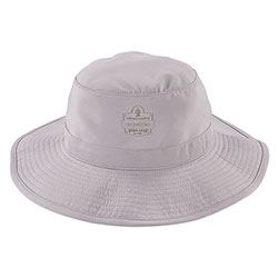 Ergodyne Chill-Its 8939 Cooling Bucket Hat, Polyester/Spandex, One Size Fits Most, Gray