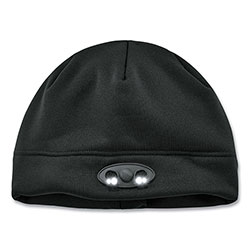 Ergodyne N-Ferno 6804 Skull Cap Winter Hat with LED Lights, One Size Fits Mosts, Black