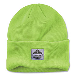 Ergodyne N-Ferno 6806 Cuffed Rib Knit Winter Hat, One Size Fits Most, Lime