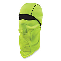 Ergodyne N-Ferno 6823 Hinged Balaclava Face Mask, Fleece, One Size Fits Most, Lime