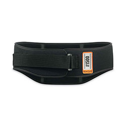 Ergodyne ProFlex 1500 Weight Lifters Style Back Support Belt, 2X-Large, 42 in to 46 in Waist, Black