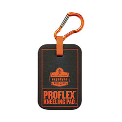 Ergodyne ProFlex 365 Mini Foam Kneeling Pad, Carabiner, 1 in, Mini, Black
