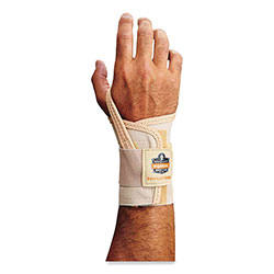Ergodyne ProFlex 4000 Single Strap Wrist Support, Medium, Fits Right Hand, Tan