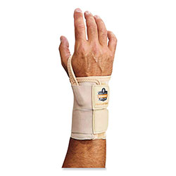 Ergodyne ProFlex 4010 Double Strap Wrist Support, X-Large, Fits Right Hand, Tan