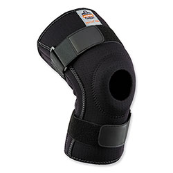 Ergodyne ProFlex 620 Open Patella Spiral Stays Knee Sleeve, X-Large, Black