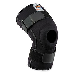 Ergodyne ProFlex 620 Open Patella Spiral Stays Knee Sleeve, 2X-Large, Black