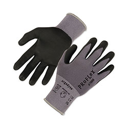 Ergodyne ProFlex 7000 Nitrile-Coated Gloves Microfoam Palm, Gray, X-Large, 12 Pairs/Pack