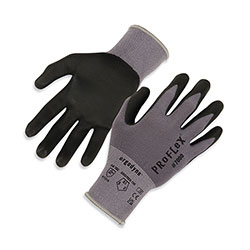Ergodyne ProFlex 7000 Nitrile-Coated Gloves Microfoam Palm, Gray, 2X-Large, Pair