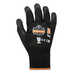 Ergodyne ProFlex 7001-CASE Nitrile Coated Gloves, Black, Small, 144 Pairs/Carton