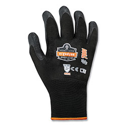 Ergodyne ProFlex 7001-CASE Nitrile Coated Gloves, Black, Medium, 144 Pairs/Carton