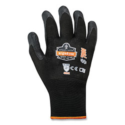 Ergodyne ProFlex 7001-CASE Nitrile Coated Gloves, Black, X-Large, 144 Pairs/Carton