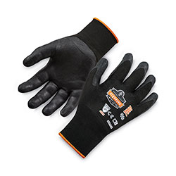 Ergodyne ProFlex 7001 Nitrile-Coated Gloves, Black, Large, Pair