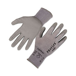 Ergodyne ProFlex 7024 ANSI A2 PU Coated CR Gloves, Gray, 2X-Large, 12 Pairs/Pack