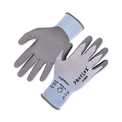 Ergodyne ProFlex 7025 ANSI A2 PU Coated CR Gloves, Blue, Small, 12 Pairs/Pack