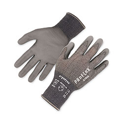 Ergodyne ProFlex 7044 ANSI A4 PU Coated CR Gloves, Gray, X-Large, 12 Pairs/Pack