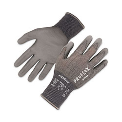 Ergodyne ProFlex 7044 ANSI A4 PU Coated CR Gloves, Gray, 2X-Large, 12 Pairs/Pack