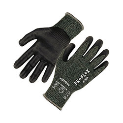 Ergodyne ProFlex 7070 ANSI A7 Nitrile Coated CR Gloves, Green, Medium, 12 Pairs/Pack