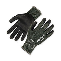 Ergodyne ProFlex 7070 ANSI A7 Nitrile Coated CR Gloves, Green, 2X-Large, 12 Pairs/Pack