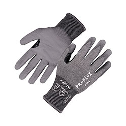 Ergodyne ProFlex 7071 ANSI A7 PU Coated CR Gloves, Gray, 2X-Large, Pair