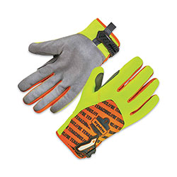 Ergodyne ProFlex 812 Standard Mechanics Gloves, Lime, X-Large, Pair