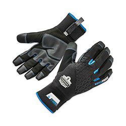 Ergodyne ProFlex 818WP Thermal WP Gloves with Tena-Grip, Black, Large, Pair