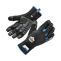 Ergodyne ProFlex 818WP Thermal WP Gloves with Tena-Grip, Black, X-Large, Pair