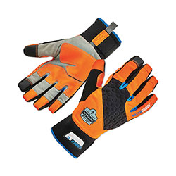 Ergodyne ProFlex 818WP Thermal WP Gloves with Tena-Grip, Orange, X-Large, Pair