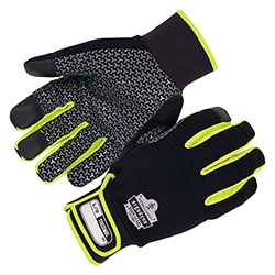 Ergodyne ProFlex 850 Insulated Freezer Gloves, Black, X-Small, Pair