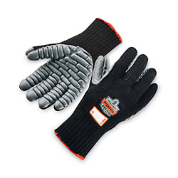 Ergodyne ProFlex 9000 Lightweight Anti-Vibration Gloves, Black, Large, Pair