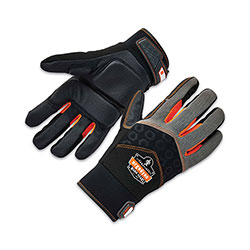 Ergodyne ProFlex 9001 Full-Finger Impact Gloves, Black, Small, Pair