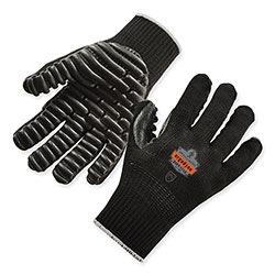 Ergodyne ProFlex 9003 Certified Lightweight AV Gloves, Black Large, Pair